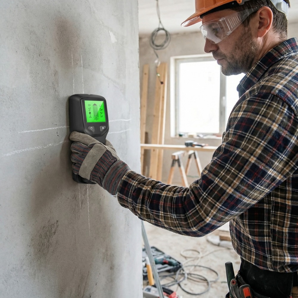 Water Leak Detector Wired - Rilevatore Digitale 5 in 1 Portatile