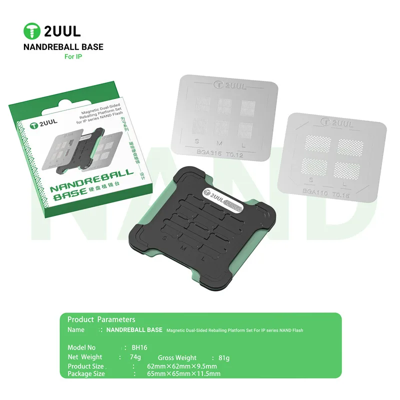 2UUL BH16 NANDREBALL BASE Set  - Tasmota Flash Tool recensione e prezzo
