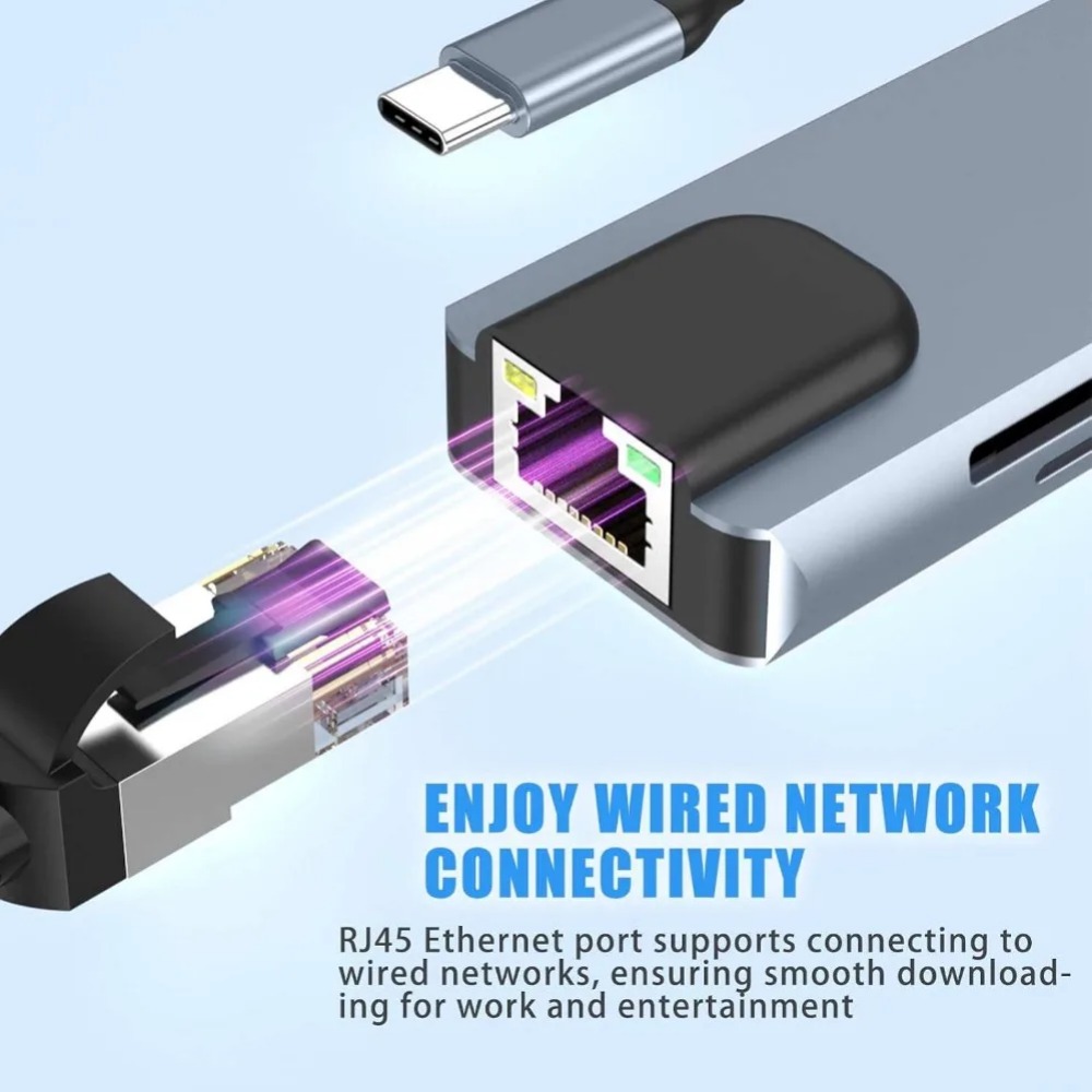 Hub USB C 8/7 in 1 con Adattat - Home Assistant Sd recensione e prezzo
