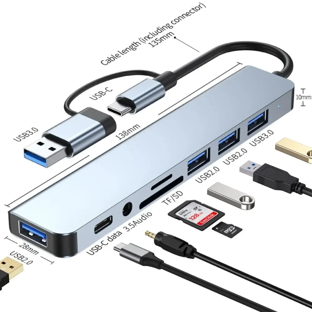 Hub USB-C 8 in 2 con lettore d - Home Assistant Sd recensione e prezzo